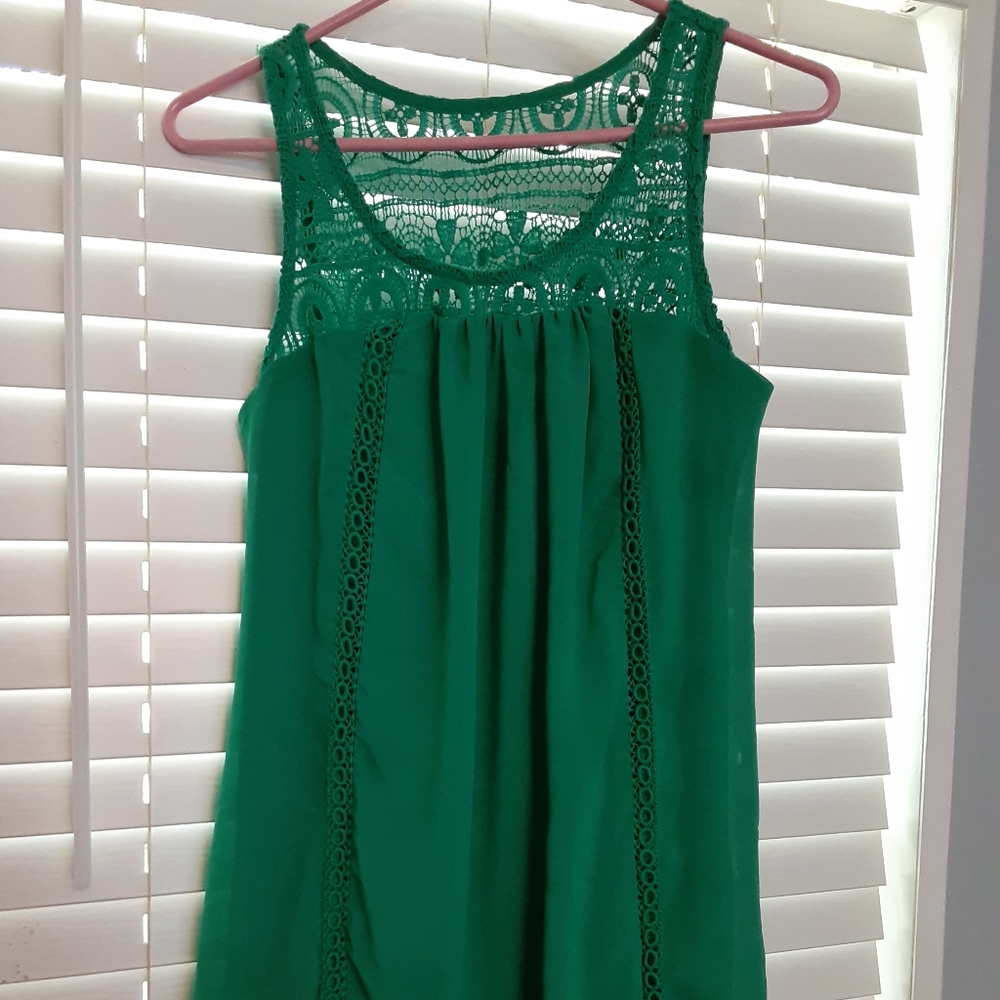 Teal dress